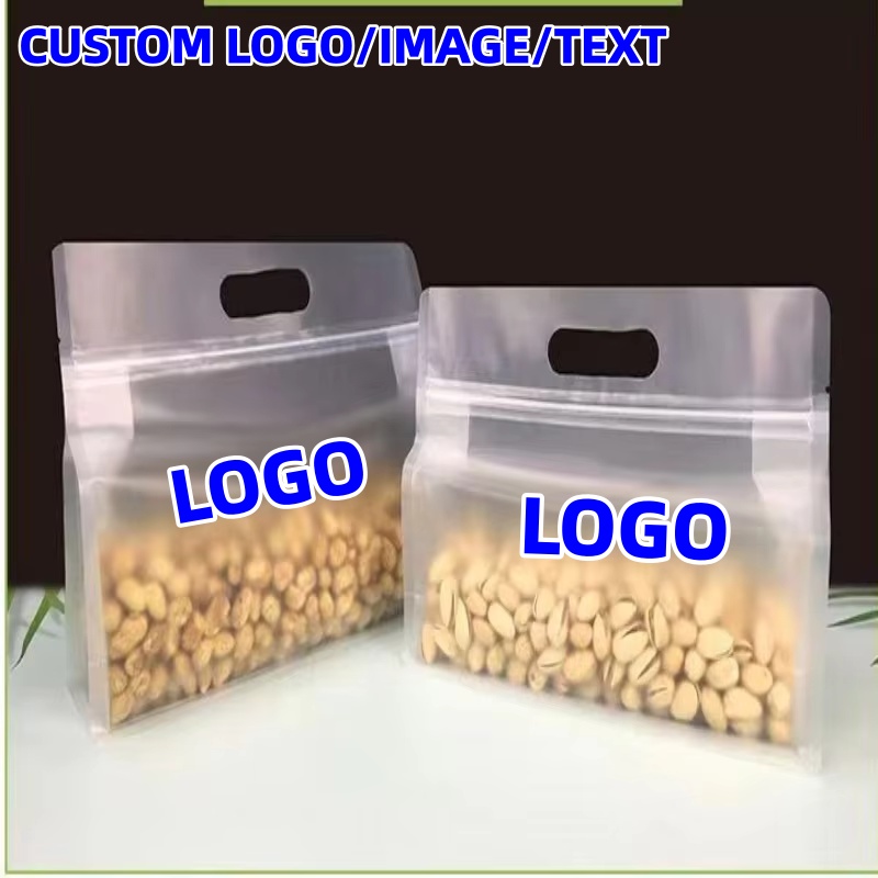 Food Storage Bags Zip Lock Pouch - 50 шт. матовых 3D-пакетов с застежкой-зиппером,