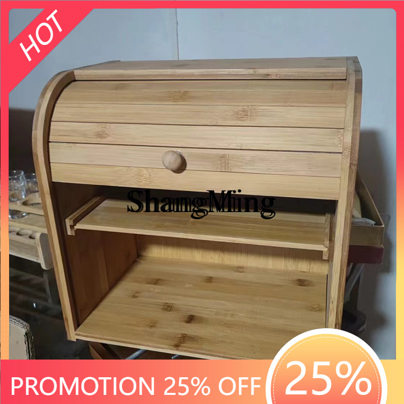 Food Storage Rack For Kitchen - SM бытовой бамбуковый ящик для хранения