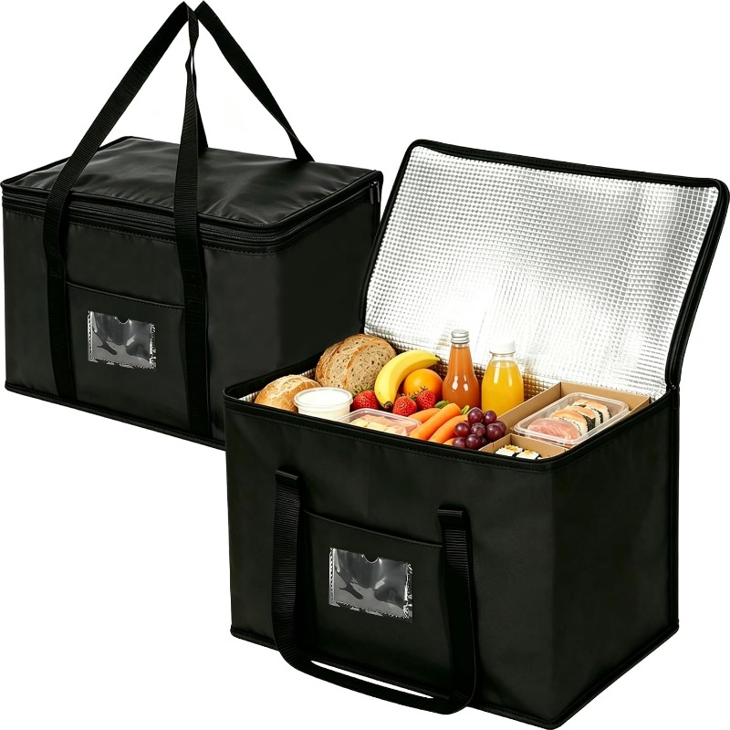Food Storage Zipper - 1 шт. Большая изолированная сумка-холодильник для