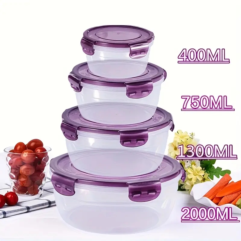 Food Storage Equipment - 4 пластиковых контейнера для хранения продуктов,