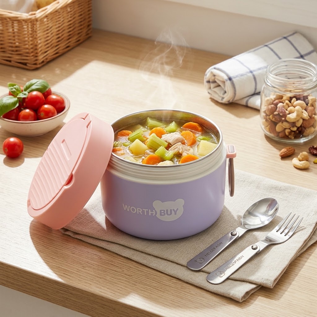 Food Storage Made Easy - Термоконтейнер для еды из нержавеющей стали