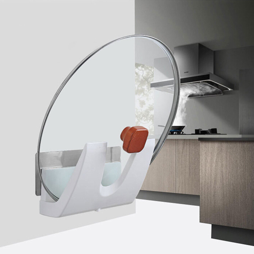 Food Storage Rack For Kitchen - Настенный органайзер для крышек от кастрюль