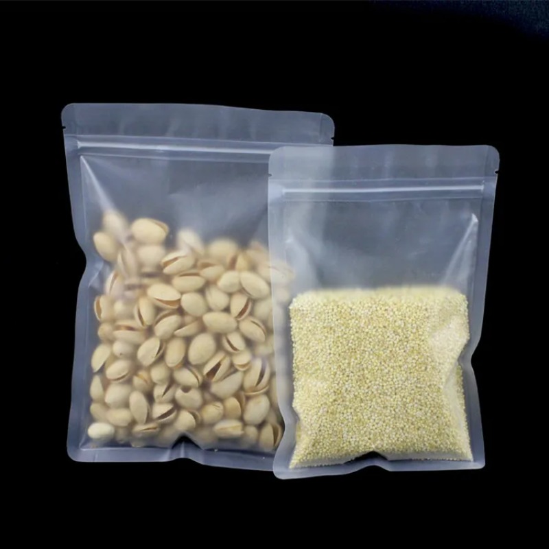 100 шт. матовых пластиковых па – обзор и цена Food Storage Bags Zip Lock Pouch