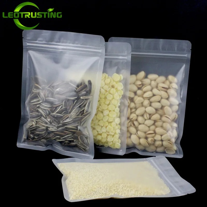 100 шт. матовых пластиковых па – обзор и цена Food Storage Bags Zip Lock Pouch