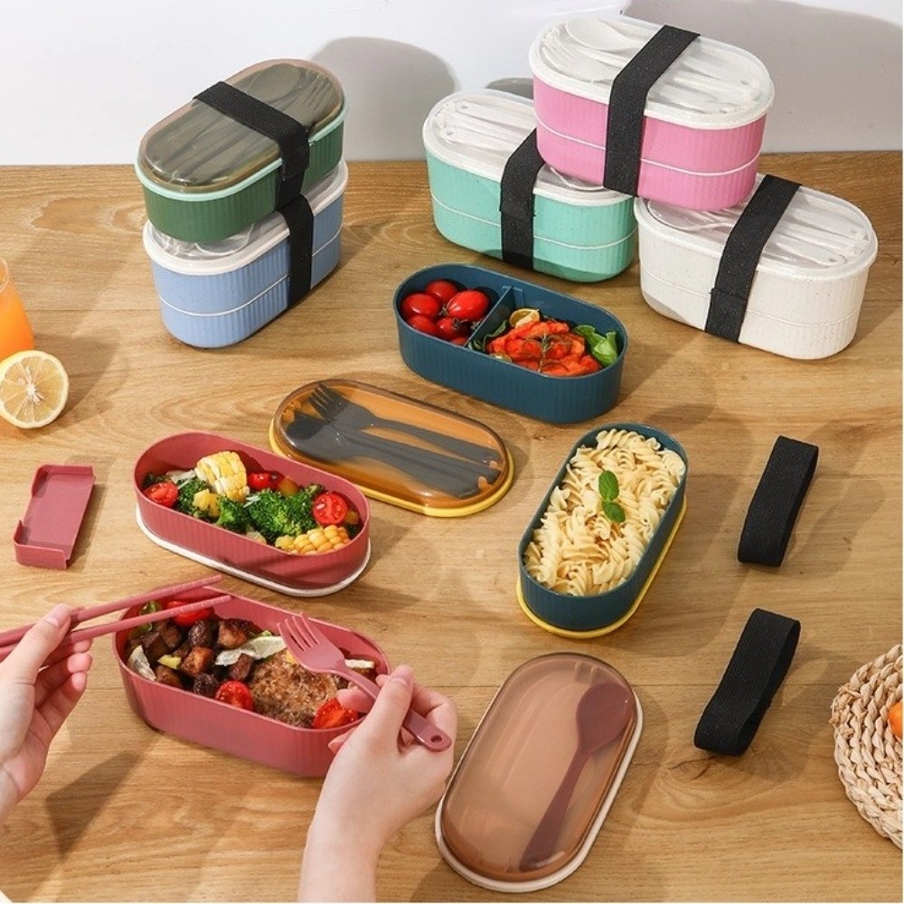Портативный двухслойный ланч-б – обзор и цена Food Storage Made Easy