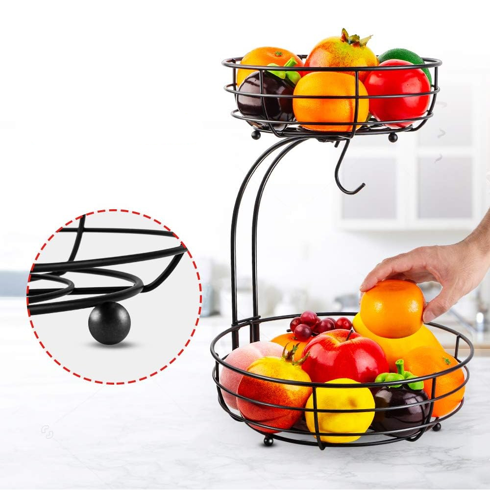LMETJMA 2-уровневая настольная – обзор и цена Food Storage Rack For Kitchen