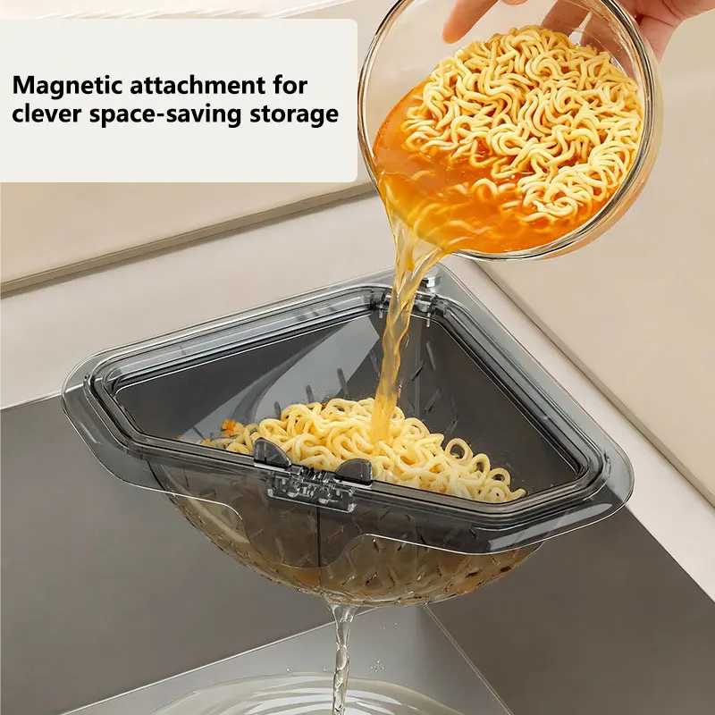 Магнитная треугольная корзина- – обзор и цена Food Storage Rack For Kitchen