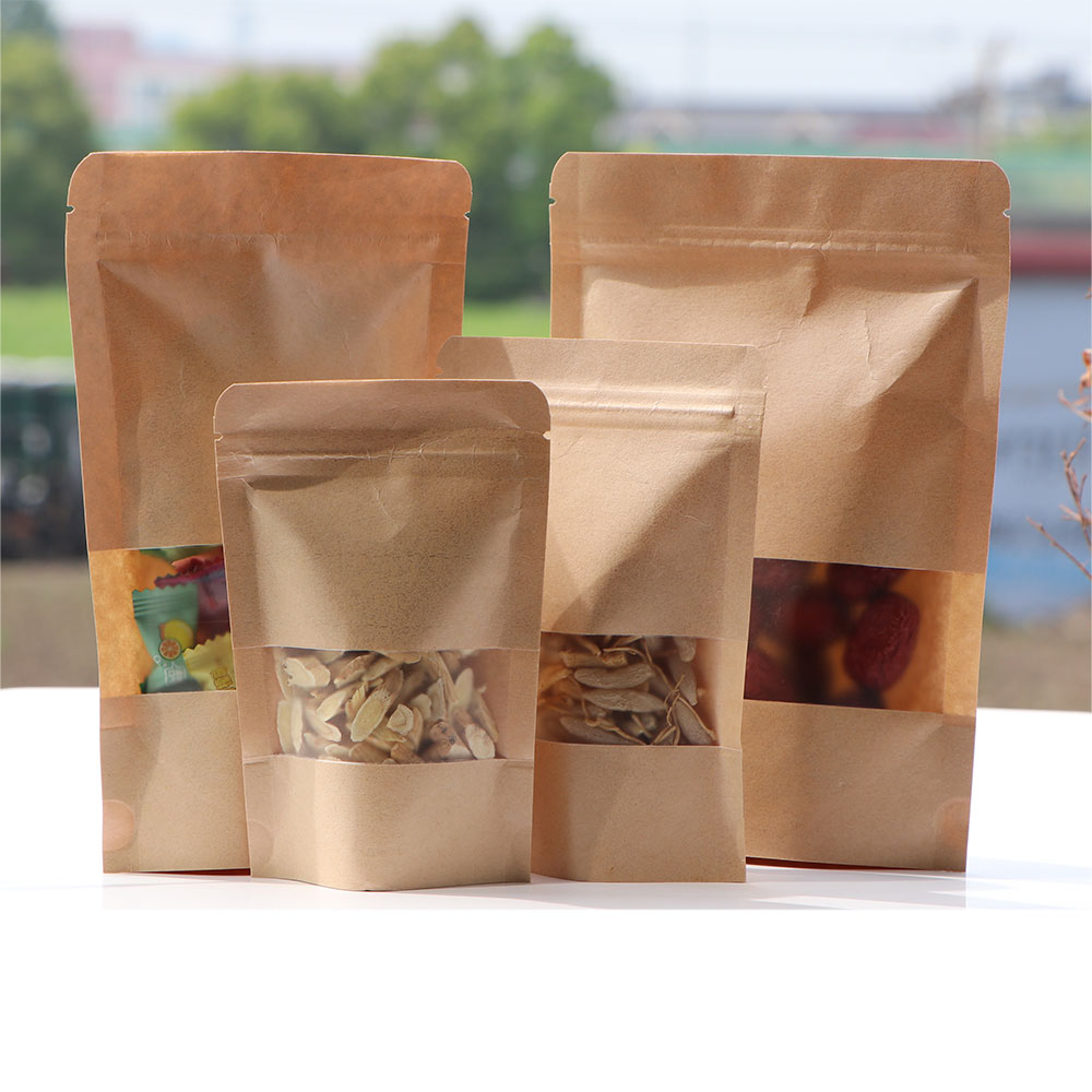 Пакеты из крафт-бумаги с засте – обзор и цена Food Storage Bags Zip Lock Pouch