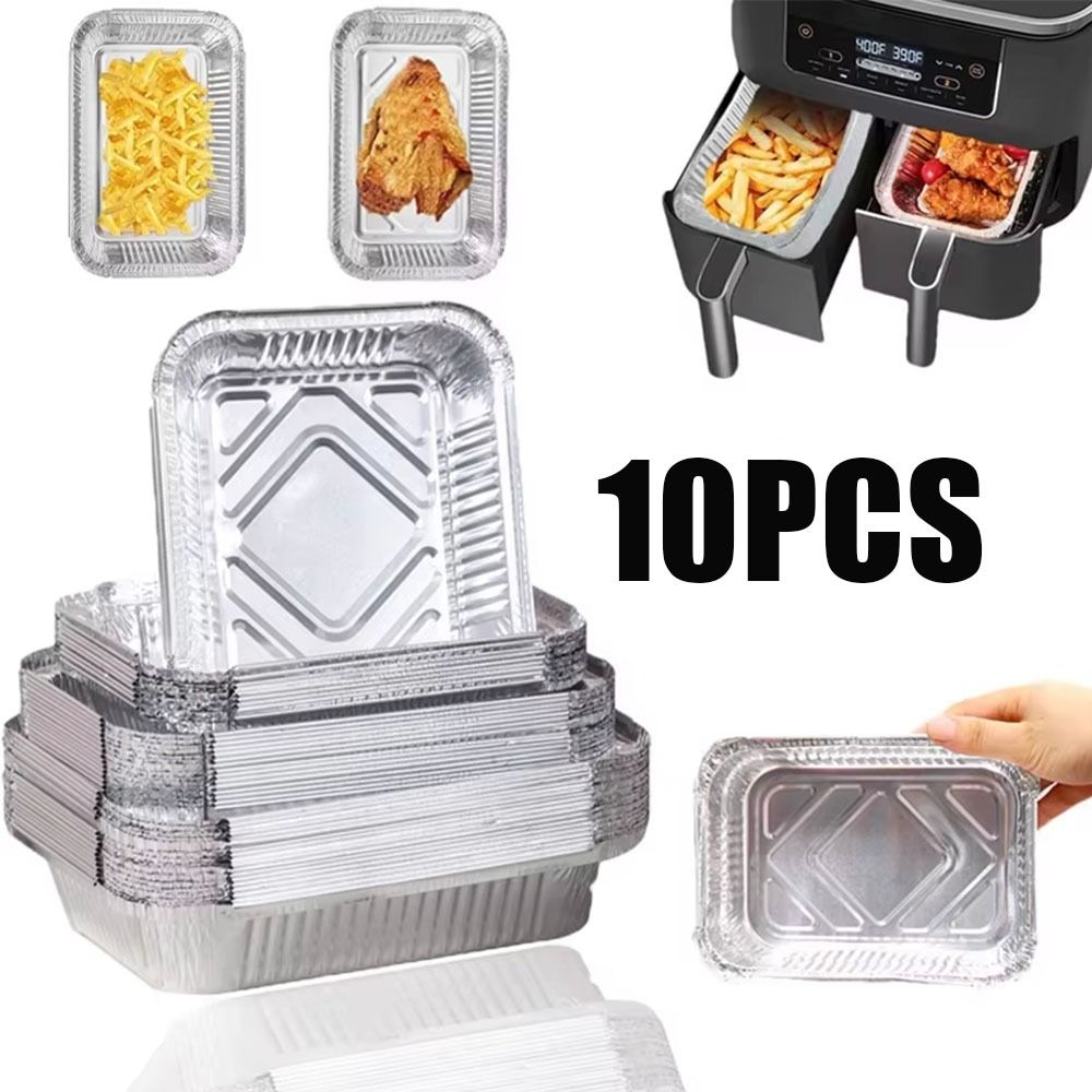 10 шт. одноразовые контейнеры  – обзор и цена Food Storage Aluminum