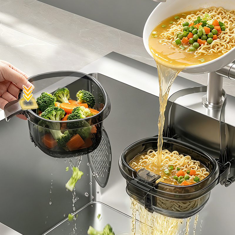 Подвесная корзина для слива во – обзор и цена Food Storage Rack For Kitchen