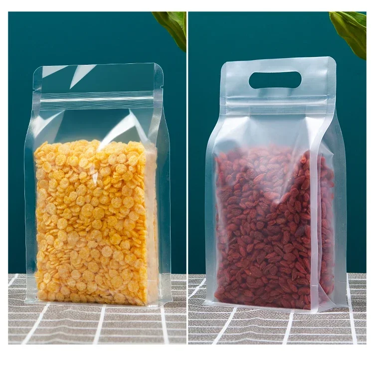 50 шт. прозрачных матовых паке – обзор и цена Food Storage Bags Zip Lock Pouch