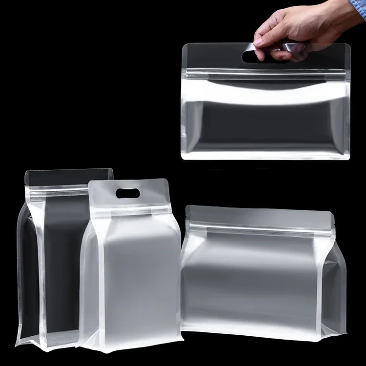50 шт. прозрачных матовых паке – обзор и цена Food Storage Bags Zip Lock Pouch