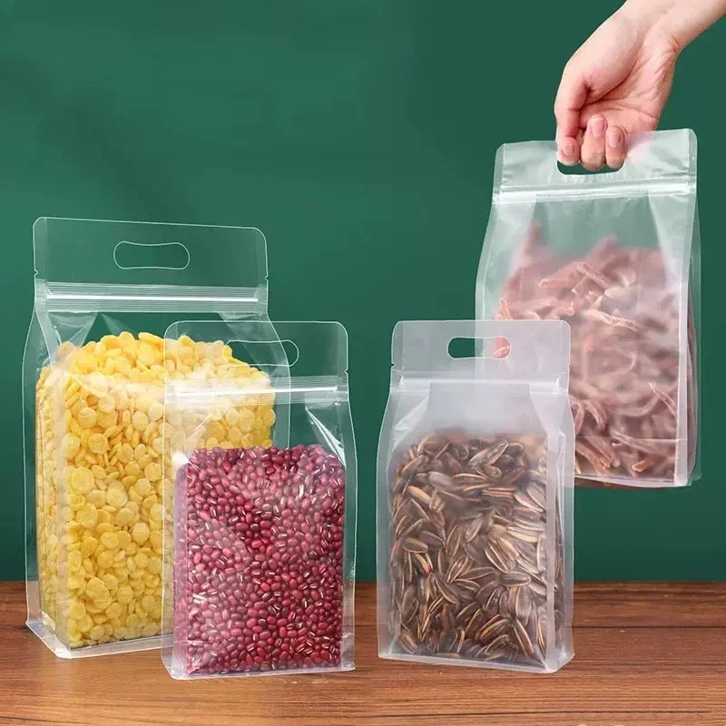 50 шт. прозрачных матовых паке – обзор и цена Food Storage Bags Zip Lock Pouch