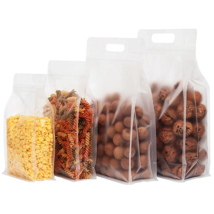 50 шт. прозрачных матовых паке – обзор и цена Food Storage Bags Zip Lock Pouch